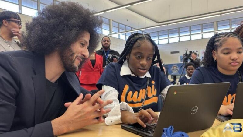 Colin Kaepernick Brings AI Literacy Platform to Maryland Schools in Push for Tech Equity