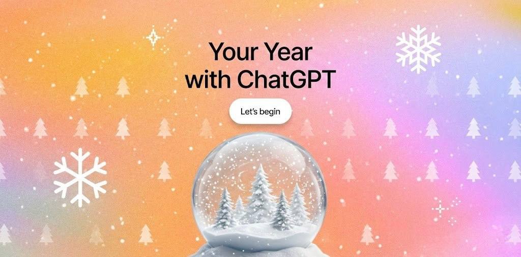 ChatGPT Gets Its Own Spotify Wrapped-Style Year-End Review