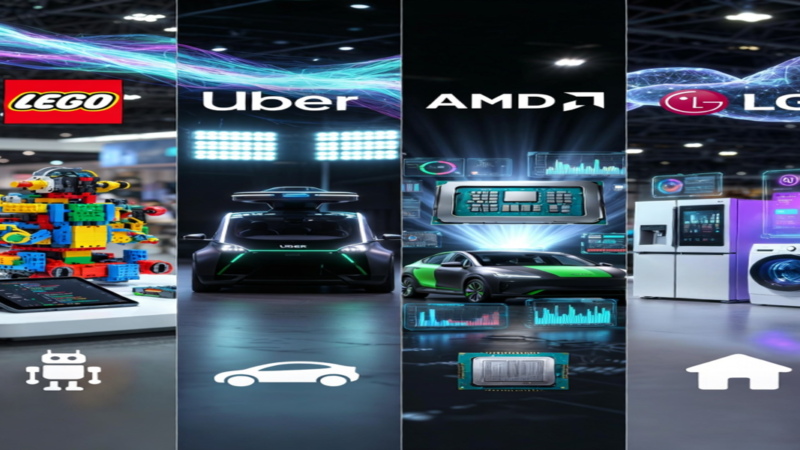 Lego, Uber, AMD, LG Showcase AI Innovations at CES